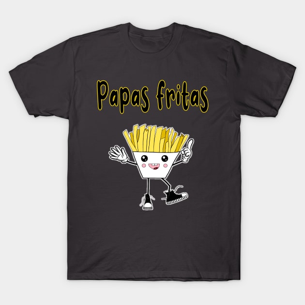 Papas Fritas - Comic T-Shirt by Meine Zwergenkinder
